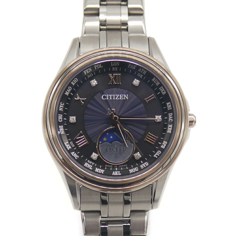 CITIZEN EXCEED Eco-Drive Radio-Controlled Watch Direct Flight Limited Edition...